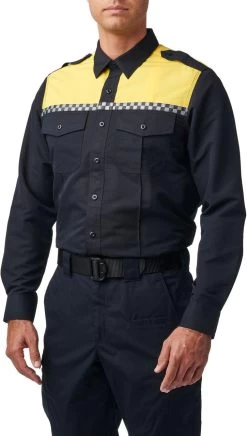 5.11 Tactical Men's Fast-Tac Hi-Vis Long Sleeve Uniform Shirt 72525 -Tactical Clothing Store 5.11 tactical mens fast tac hi vis long sleeve uniform shirt 72525 72525 84742.1669245109