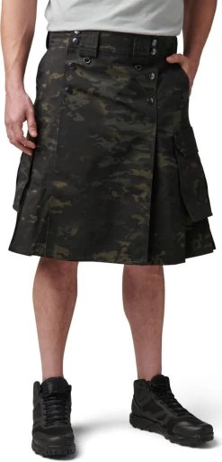 5.11 Tactical Men's Multicam Black Commando Kilt 73356MC