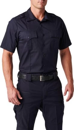 5.11 Tactical Men's NYPD Stryke RipStop Short Sleeve Uniform Shirt 71402