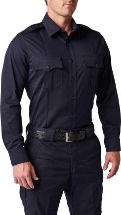 5.11 Tactical Men's NYPD Stryke Twill Long Sleeve Uniform Shirt 72541