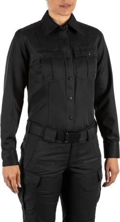 5.11 Tactical Women's Class A Fast-Tac Twill Long Sleeve Uniform Shirt 62396 -Tactical Clothing Store 5.11 tactical womens class a fast tac twill long sleeve uniform shirt 62396 62396 27037.1669677631