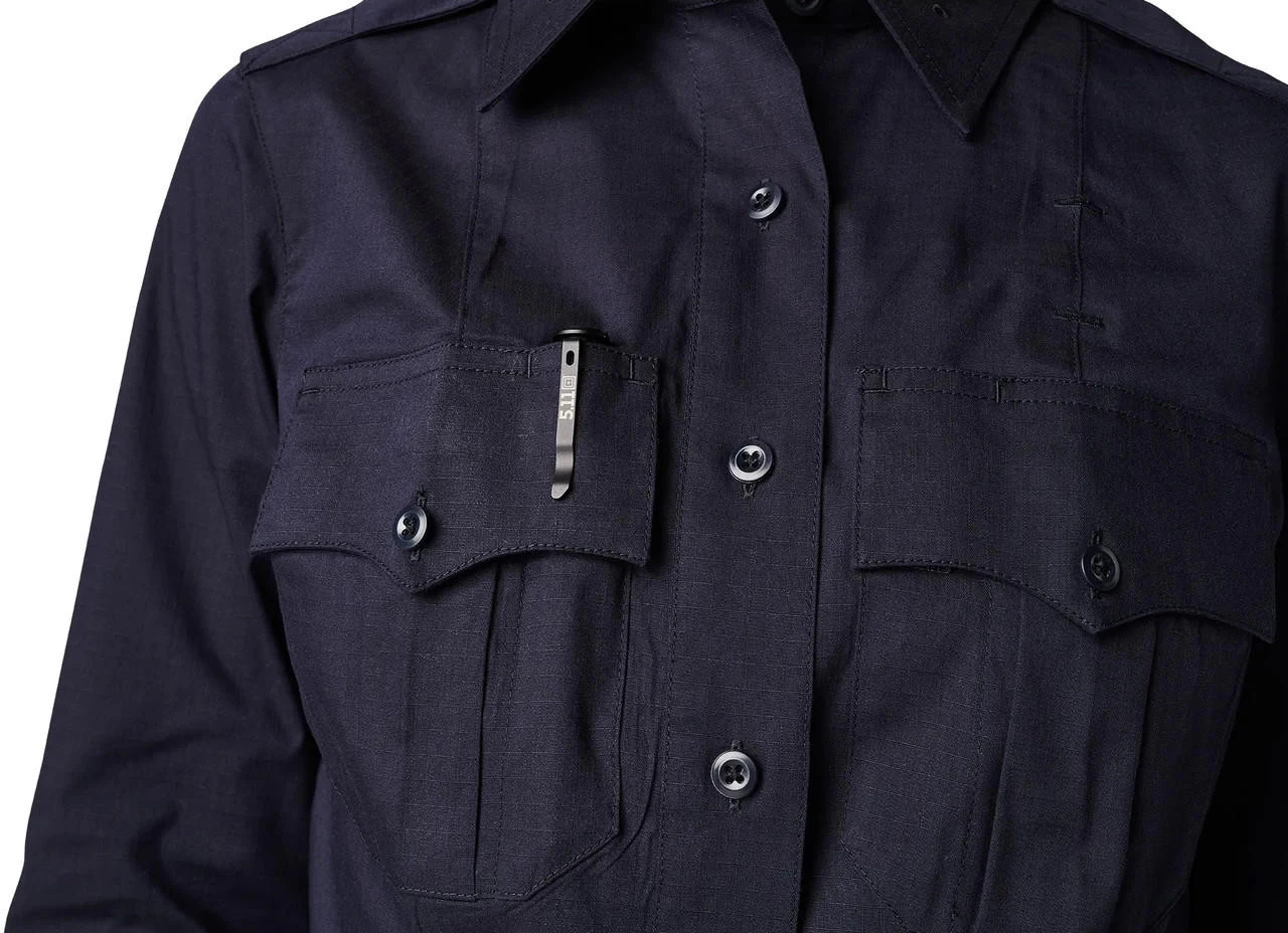 5.11 Tactical Women's NYPD Stryke RipStop Long Sleeve Uniform Shirt 62419 8 5.11 Tactical Women's NYPD Stryke RipStop Long Sleeve Uniform Shirt 62419 - Image 6
