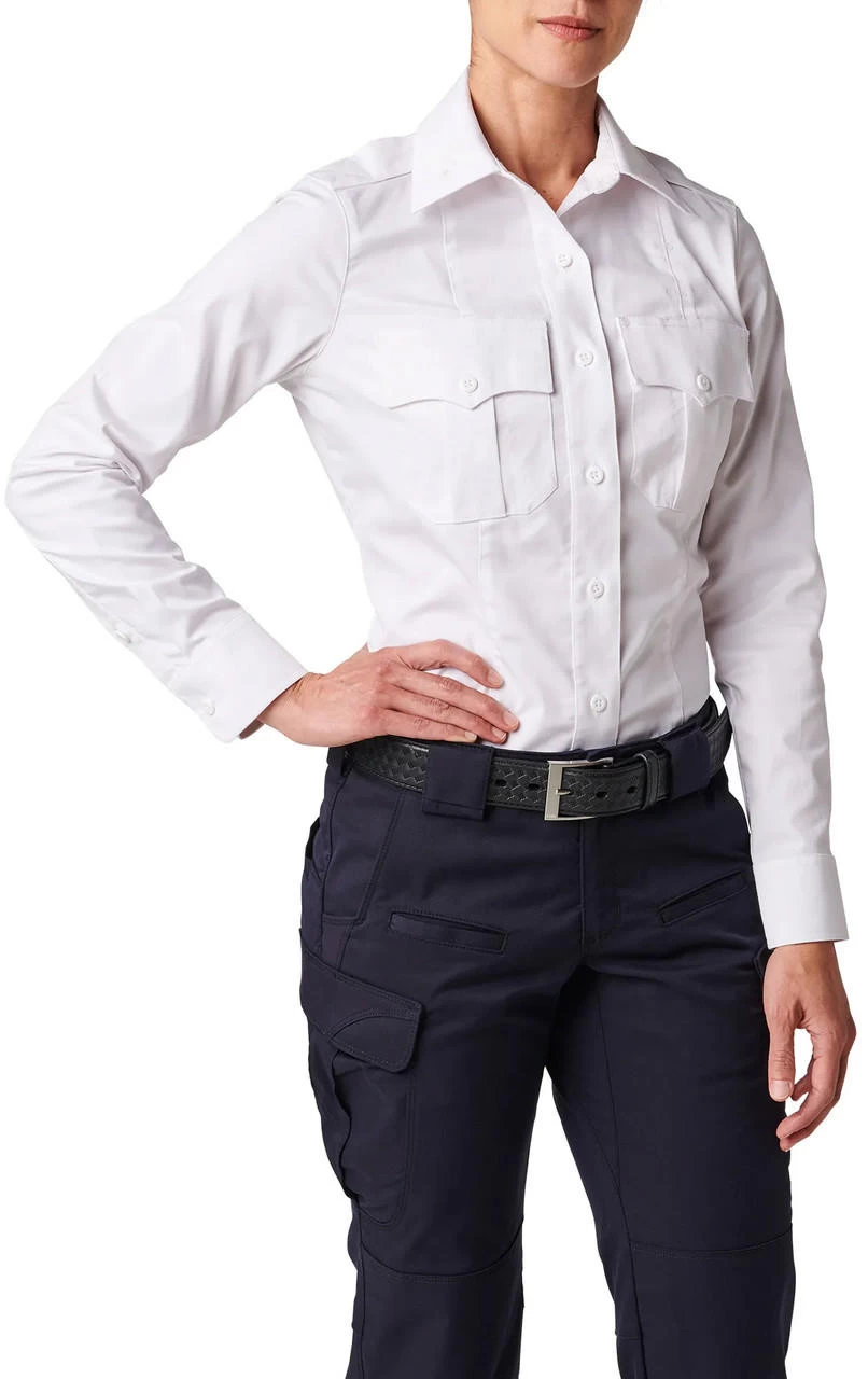 5.11 Tactical Women's NYPD Stryke Twill Long Sleeve Uniform Shirt 62418 8 5.11 Tactical Women's NYPD Stryke Twill Long Sleeve Uniform Shirt 62418 - Image 6