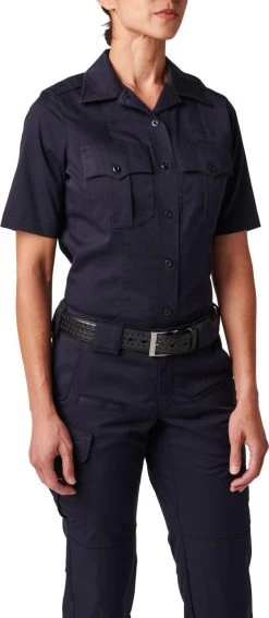 5.11 Tactical Women's NYPD Stryke Twill Short Sleeve Uniform Shirt 61334 -Tactical Clothing Store 5.11 tactical womens nypd stryke twill short sleeve uniform shirt 61334 61334 27843.1669244786