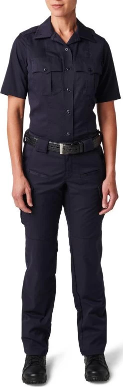 5.11 Tactical Women's NYPD Stryke Twill Short Sleeve Uniform Shirt 61334 -Tactical Clothing Store 5.11 tactical womens nypd stryke twill short sleeve uniform shirt 61334 61334 54924.1669244799