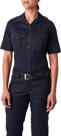 5.11 Tactical Women's NYPD Stryke Twill Short Sleeve Uniform Shirt 61334 -Tactical Clothing Store 5.11 tactical womens nypd stryke twill short sleeve uniform shirt 61334 61334 75796.1669245505