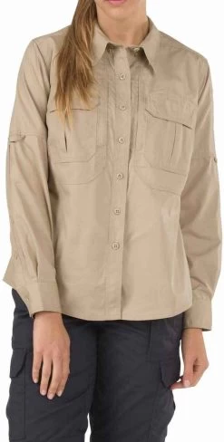 5.11 Tactical Women's Taclite Pro Long Sleeve Shirt 62070 -Tactical Clothing Store 5.11 tactical womens taclite pro long sleeve shirt 62070 62070 01288.1599170809