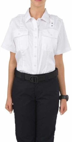 5.11 Tactical Women's Twill PDU Class A Short Sleeve Shirt 61158 -Tactical Clothing Store 5.11 tactical womens twill pdu class a short sleeve shirt 61158 61158 73101.1603742323