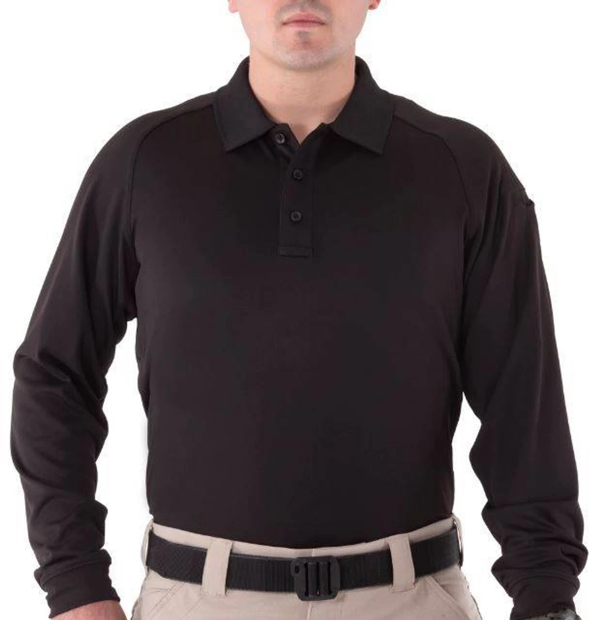 First Tactical Men's Performance Long Sleeve Polo 111503 4 First Tactical Men's Performance Long Sleeve Polo 111503 - Image 2