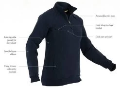First Tactical Women's 1/4 Zip Cotton Job Shirt 128507 -Tactical Clothing Store first tactical womens 14 zip cotton job shirt 128507 54280.1601551261
