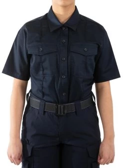 First Tactical Women's Cotton Station Short Sleeve Shirt -Tactical Clothing Store first tactical womens cotton station short sleeve shirt 122008 48917.1691907052