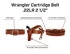 Galco Ruger Wrangler .22LR Cartridge Belt -Tactical Clothing Store galco ruger wrangler .22lr cartridge belt w wr22 90615.1641985289