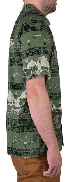 LA Police Gear 5 Branches Tactical Tiki™ Short Sleeve Button Up Shirt -Tactical Clothing Store la police gear 5 branches tactical tiki short sleeve button up shirt sstiki5branch 20795.1623592056