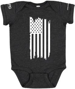 LA Police Gear Distressed Flag Baby Onesie -Tactical Clothing Store la police gear distressed flag baby onesie df onesie 87795.1640859592