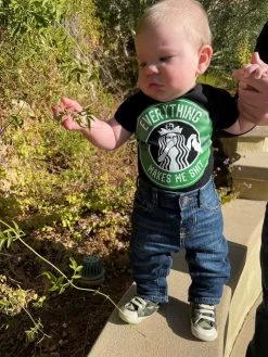 LA Police Gear Everything Makes Me Shit Baby Onesie -Tactical Clothing Store la police gear everything makes me shit baby onesie emms onesie 28462.1641639570