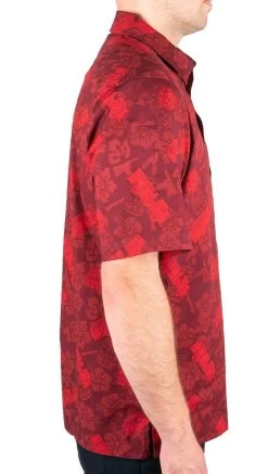 LA Police Gear Fire Tactical Tiki™ Short Sleeve Button Up Shirt -Tactical Clothing Store la police gear fire tactical tiki short sleeve button up shirt ssbu fire 38012.1660157663