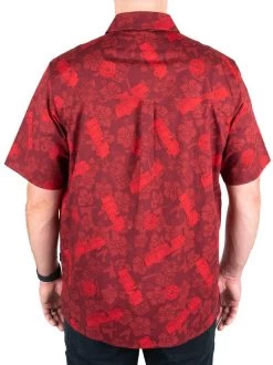 LA Police Gear Fire Tactical Tiki™ Short Sleeve Button Up Shirt -Tactical Clothing Store la police gear fire tactical tiki short sleeve button up shirt ssbu fire 46974.1660157664