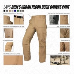 LA Police Gear Men's Urban Recon Duck Canvas Pant -Tactical Clothing Store la police gear mens urban recon duck canvas pant dc1021 48172.1648132390