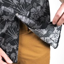 LA Police Gear Plane Tactical Tiki™ Short Sleeve Button Up Shirt -Tactical Clothing Store la police gear plane tactical tiki short sleeve button up shirt ssbu plane 05622.1660157633