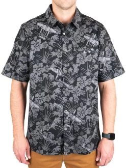 LA Police Gear Plane Tactical Tiki™ Short Sleeve Button Up Shirt