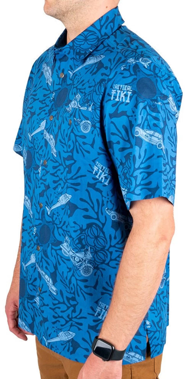 LA Police Gear Police Tactical Tiki™ Short Sleeve Button Up Shirt 14 LA Police Gear Police Tactical Tiki™ Short Sleeve Button Up Shirt - Image 12