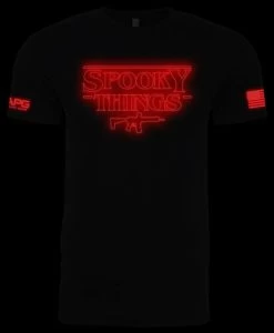 LA Police Gear Spooky Things Glow In The Dark T-Shirt -Tactical Clothing Store la police gear spooky things t shirt spookythings 15985.1634202388