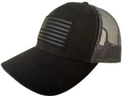 LA Police Gear Subdued Leather Flag Patch Hat -Tactical Clothing Store la police gear subdued leather flag patch hat sublfph 36760.1601552496