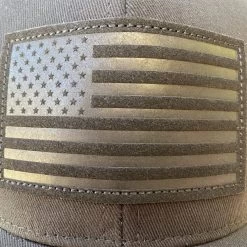 LA Police Gear Subdued Leather Flag Patch Hat -Tactical Clothing Store la police gear subdued leather flag patch hat sublfph 68946.1601488968