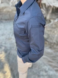 LA Police Gear Women's Long Sleeve Battle Rattle Stretch Field Shirt -Tactical Clothing Store la police gear womens long sleeve battle rattle stretch field shirt wlsbrfs 53862.1683949547