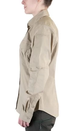 LA Police Gear Women's Long Sleeve Battle Rattle Stretch Field Shirt -Tactical Clothing Store la police gear womens long sleeve battle rattle stretch field shirt wlsbrfs 61775.1681355302