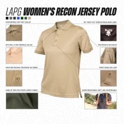 LA Police Gear Women's Recon Jersey Polo -Tactical Clothing Store la police gear womens recon jersey polo tp wjrpo 01501.1648132393