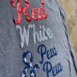 LA Police Gear Women's Red White & Pew Pew Tank Top -Tactical Clothing Store la police gear womens red white and pew pew tank top ts red white 07029.1609341578