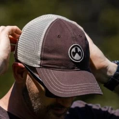 Magpul Icon Patch Garment Washed Trucker Hat -Tactical Clothing Store magpul icon patch garment washed trucker hat mag1105 79729.1602576457