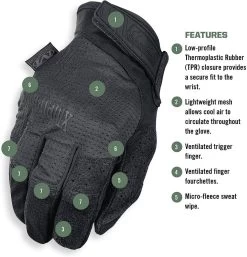 Mechanix Wear Black Specialty Vent Glove -Tactical Clothing Store mechanix wear black specialty vent glove msv 55 36616.1603742304