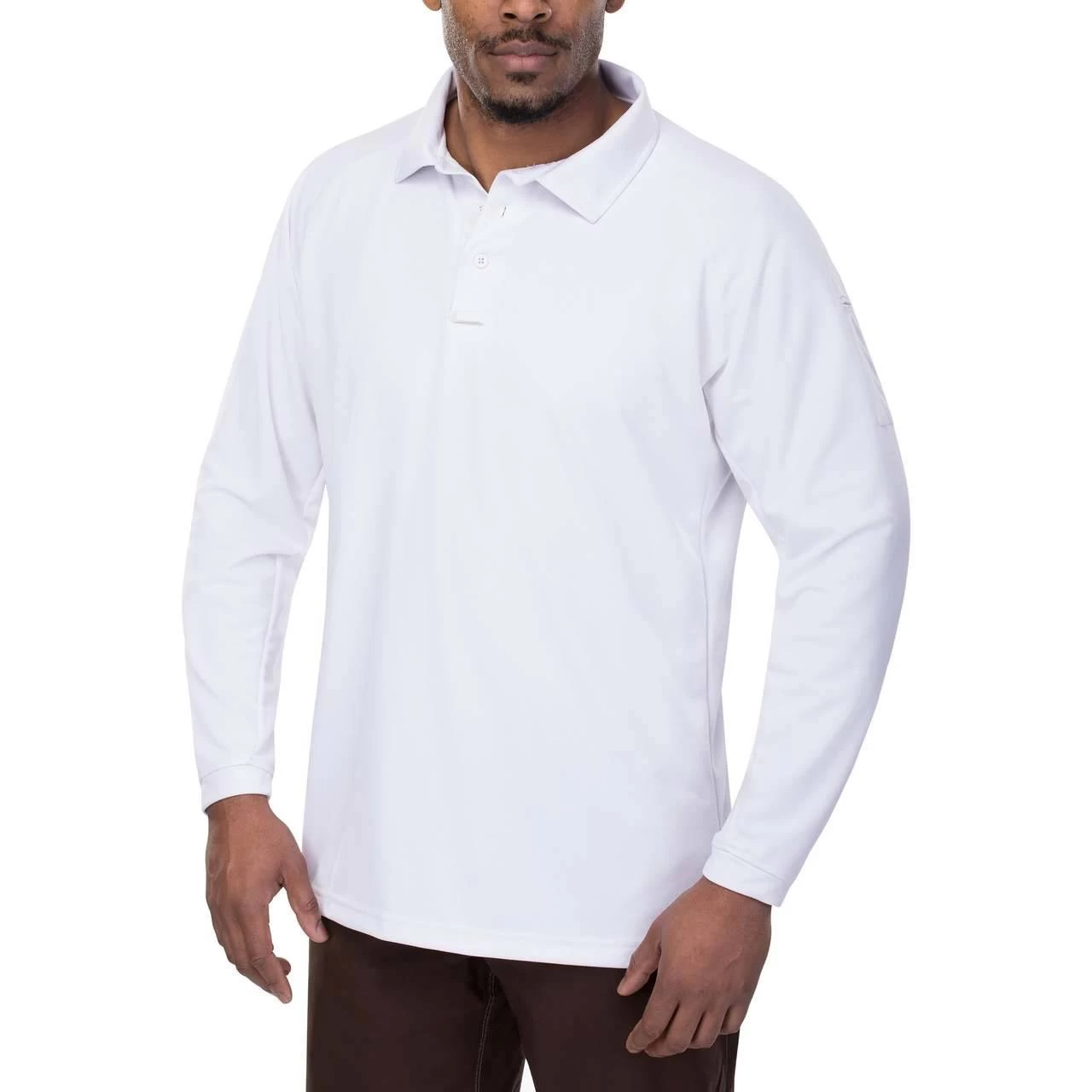 Vertx Men's L/S Polo Shirt 6 Vertx Men's L/S Polo Shirt - Image 4
